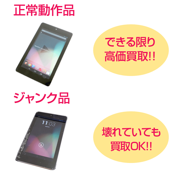 Nexus7 ジャンク例