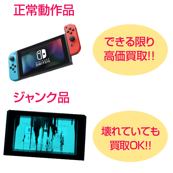 任天堂Switchジャンク品 - 携帯用ゲーム本体